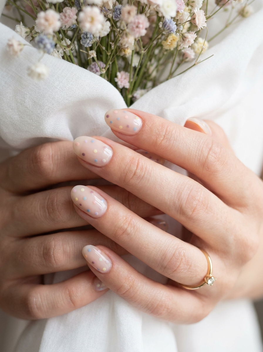 Burgundy Wedding Guest Nails